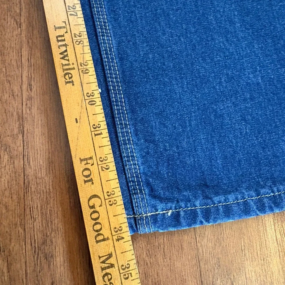 Carhartt FR Flame Resistant Denim Dungaree Jeans 42x34 Blue FRB13 DNM NWT Mens